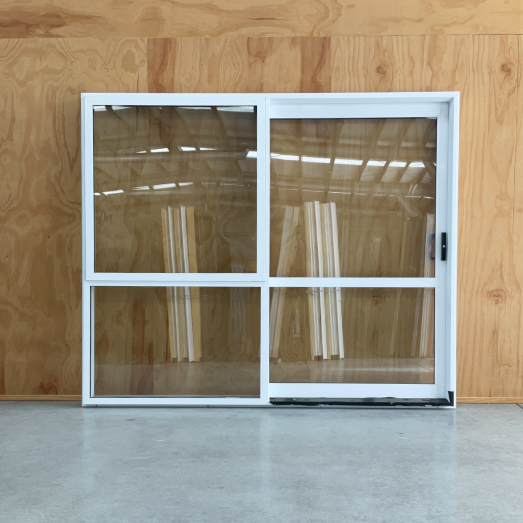 New 2400w x 2000h SG Arctic White Ranch Slider Diy Supply 0800 349