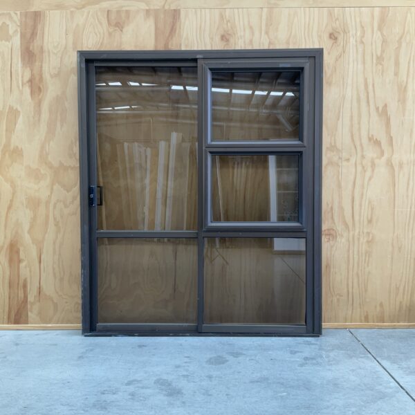 Single Glazed Brown Ranch Slider 1720w x 2050h Diy Supply 0800 349