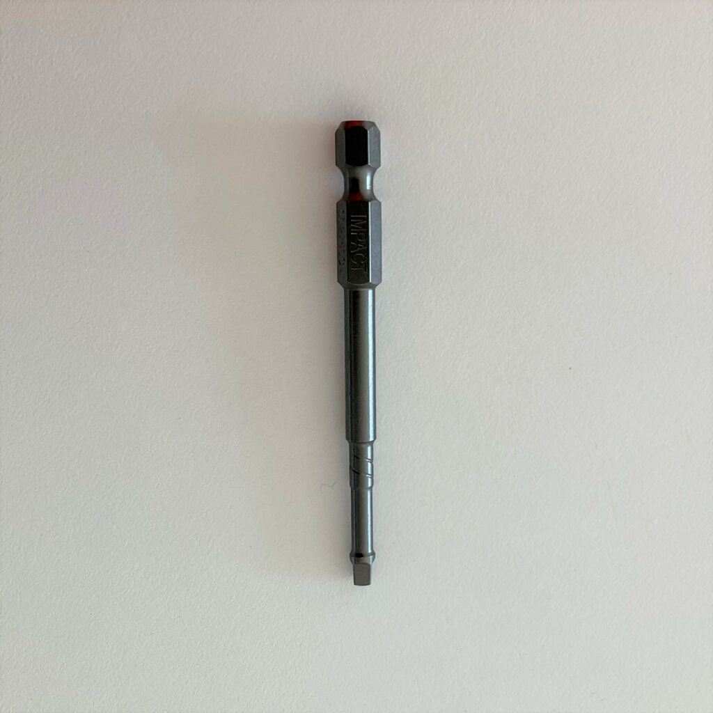 NO2 x 75mm Square Drive Impact Bit Diy Supply 0800 349 748